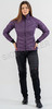 Элитная Тёплая Лыжная Куртка Noname Hybrid Jacket Warm 24 Wos Dk Purple женская