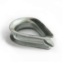 Коуш D-10 мм. для стальных канатов DIN6899