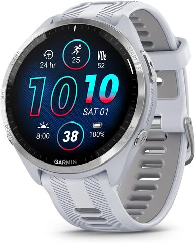 Умные часы Garmin Forerunner 965, Белый | White (010-02809-11 | 010-02809-81)
