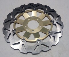 Тормозной диск KAWASAKI ZZR, ZXR, KAWASAKI ZX6R NINJA, ZR7, ZEPHYR, ELIMINATOR, Z 750, Z 1000, GTR, GPZ / Золотой