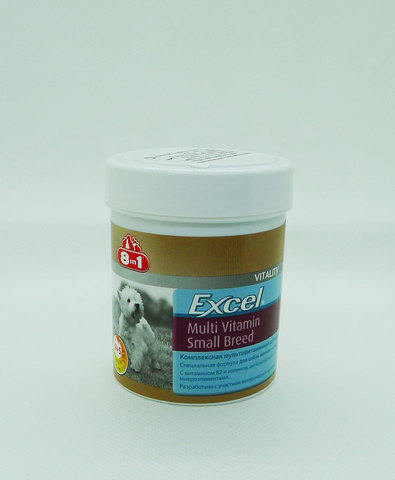 Excel Multi Vitamin Small Breed 8in1 мультивитамины для мелких пород 70таб