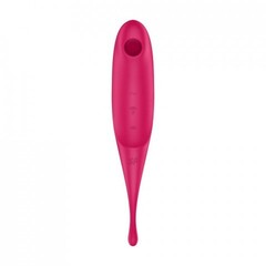 Вибратор с воздушной стимуляцией клитора Satisfyer Twirling Pro красный