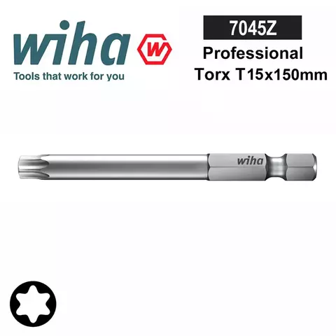 Бита T15х150мм TORX Professional Wiha 7045Z 33728