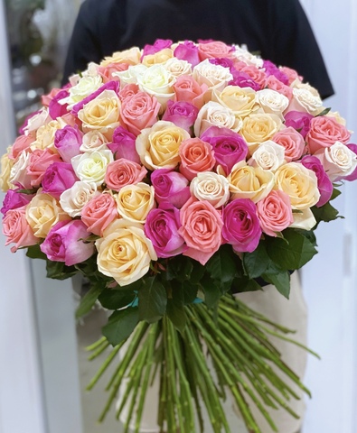 101 Mixed Roses