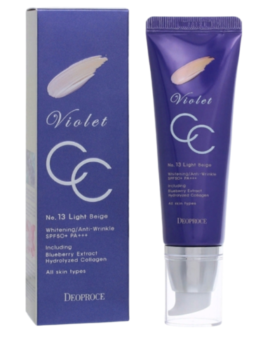 Deoproce Violet CC Cream Крем СC #13 тон