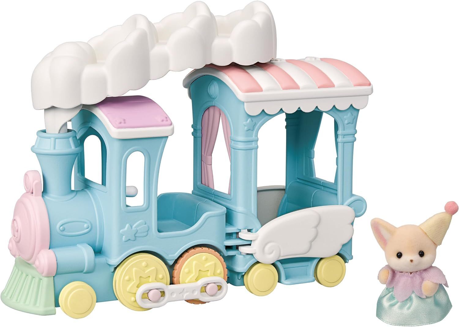 Игровой набор Sylvanian Families - Floating Cloud Rainbow Train - Красочный  поезд - Сильвания Фэмили 5702 купить в Москве | Доставка по России.