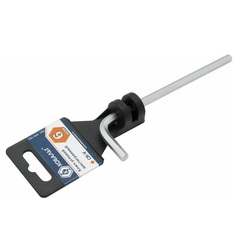 Ключ угловой шестигранный КОБАЛЬТ 6 мм Cr-V (1 шт.) подвес (649-783)