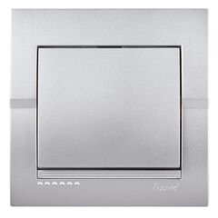 DERIY 702 2828 100 Выкл. серебристый металлик