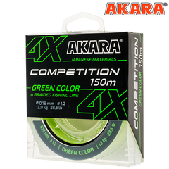 Шнур Akara  Competition Green 150 м 0,14
