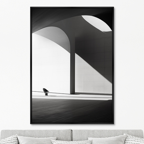 ArtNoMore - Репродукция картины на холсте Architecture, curves of arches, No 2, 2024г.