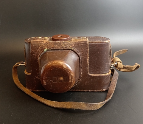 Фотоаппарат "ФЭД-2" с объективом "Индустар" в оригинальном кофре с коробкой , металл, стекло, кожа, Харьковский машиностроительный завод им. Дзержинского (ФЭД), СССР, 1961-1979 гг.