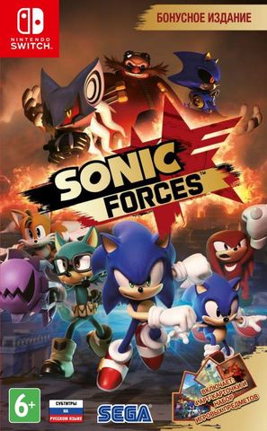 Sonic Forces (картридж для Nintendo Switch, интерфейс и субтитры на русском языке)