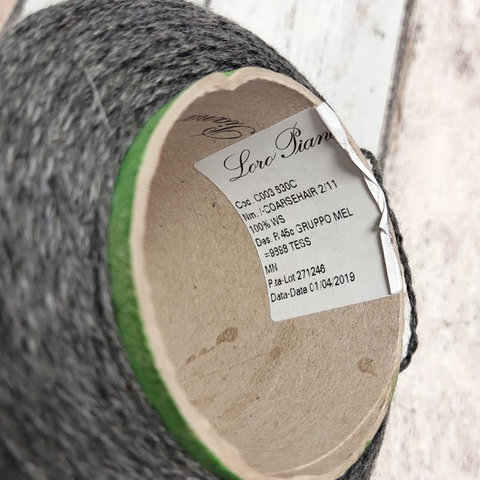 Кашемир 2/11 LORO PIANA COARSEHAIR серый меланж