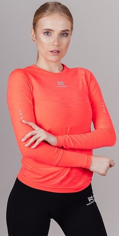 Элитная беговая футболка с длинным рукавом Nordski Pro Coral W Женская