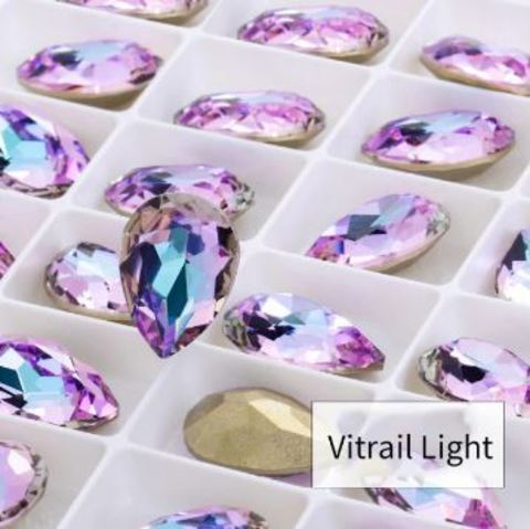 Кристалл премиум, цвет Vitrail Light, размер 10х14 мм