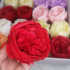 Мыльные цветы. Пион красный. 1шт.