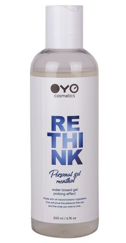 Увлажняющий гель на водной основе OYO Personal Gel Menthol - 200 мл. - OYO OYO-MENTOL-200ml