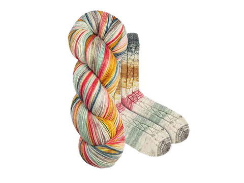 Lana Grossa Meilenweit Merino Rainbow Hand Dyed 7005