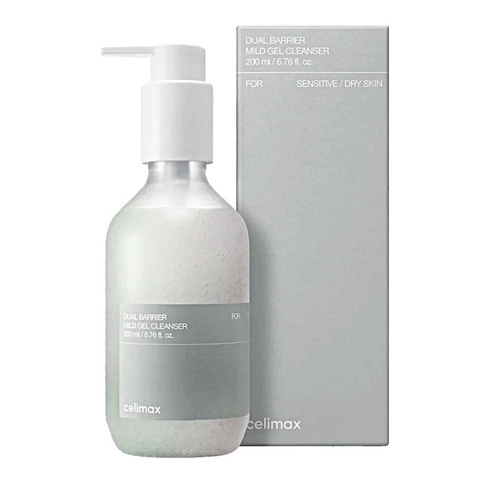 CELIMAX Гель-пенка для умывания с комплексом керамидов Dual Barrier Mild Gel Cleanser 200 мл