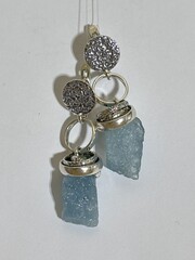 Кацина (серьги из серебра)