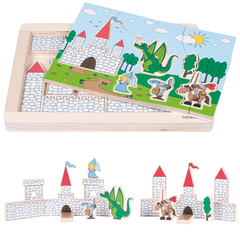 Развивающий Пазл "Замок" ((Цвет:нет, Разм.:310 x 224 x 24 mm))