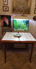 Кухонный  обеденный стол с керамической плиткой 