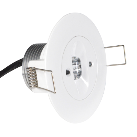 Круглый встраиваемый светодиодный аварийный светильник для коридоров Starlet White LED SC Intelight