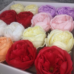 Мыльные цветы. Пион красный. 1шт.