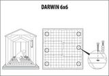 Пластиковый сарай Keter Darwin 6x6 фута