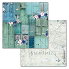 Лист двусторонней бумаги "Blooming doors" 190гр,30,5*30,5см, SS17032021-2