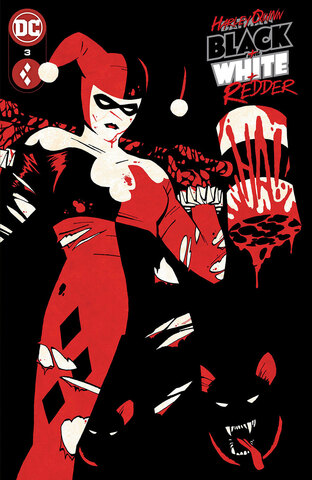 Harley Quinn Black White Redder #3 (Cover A)