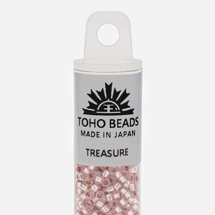 Японский бисер TOHO Treasure (№PF2105), с внутренним серебрением, полупрозрачный глянцевый