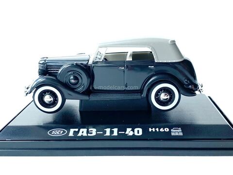 GAZ-11-40 1940 black 1:43 Nash Avtoprom