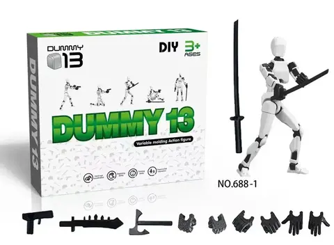 Фигурка Робот Сборная Подвижная Dummy 13