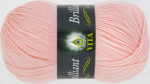 Пряжа Vita Brilliant нежно-розовый 5109