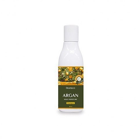ДП HAIR ARGAN Шампунь для волос с аргановым маслом DEOPROCE ARGAN SILKY MOISTURE SHAMPOO 200ml 200мл