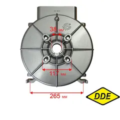 Корпус помпы DDE PTR80K/80H/100H сторона двигателя под круглый фланец (70010-00510-00)