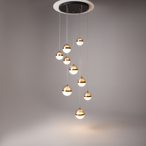 Подвесной светодиодный светильник Maytoni Area MOD295PL-L120BBS3K