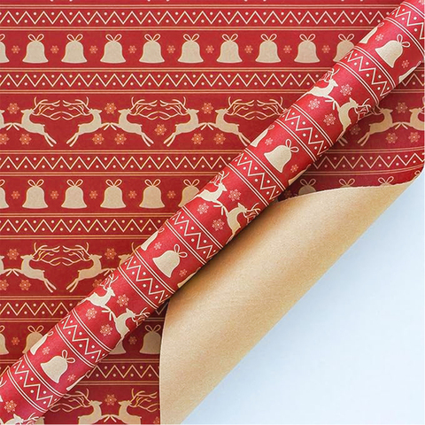 Бумага для оформления подарков Nyår, 70х300 см