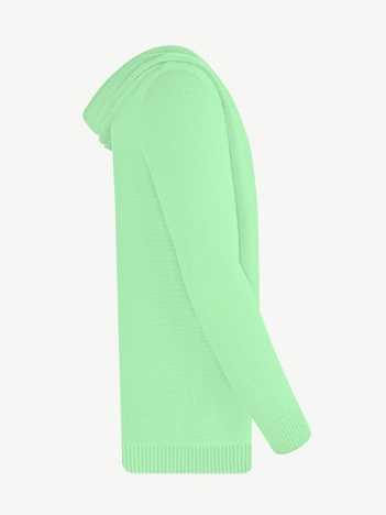 Кардиган с капюшоном из мягкой шерсти