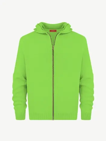 Толстовка на замке из шелка