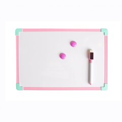 Доска магнитно-маркерная Alingar, 205х305 мм, маркер с губкой, 2 магнита, ассорти