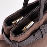 Сумка Саломея 215 эко-замша шоколад