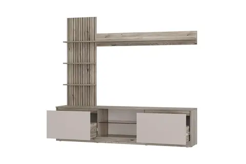 Гостиная Рио ГС-05 дуб смоки / кашемир