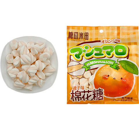 Зефир со вкусом апельсина Tommy&Tim (TOM1020) 1кор*5бл*10шт, 80гр