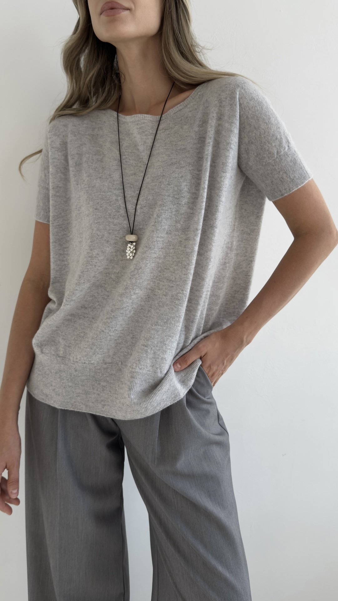 Джемпер из кашемира и мягкой шерсти PREMIUM QUALITY