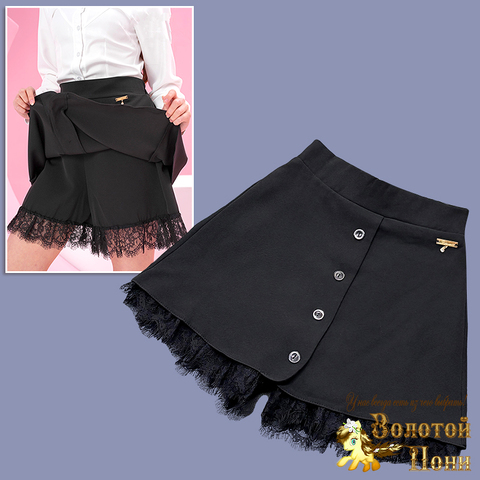 Юбка-шорты девочке (9-13) 260427-G9042