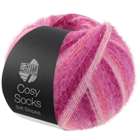 Lana Grossa Meilenweit Cosy Socks Soft Stripes 108