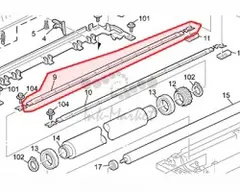 Главный нагреватель: инфракрасный: 230В:600Вт Ricoh AX440354