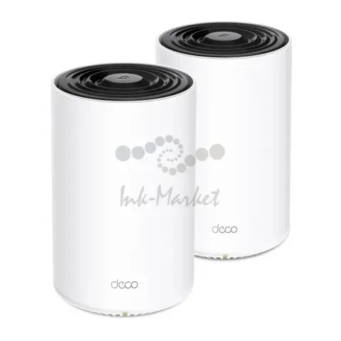 Гибридная Mesh-система TP-Link Deco PX10 Wi-Fi 6 AX1500 + AV1000, 2,4/5 ГГц, до 1501 Мбит/с, WAN/LAN 3x1Гбит/с (2-Pack)